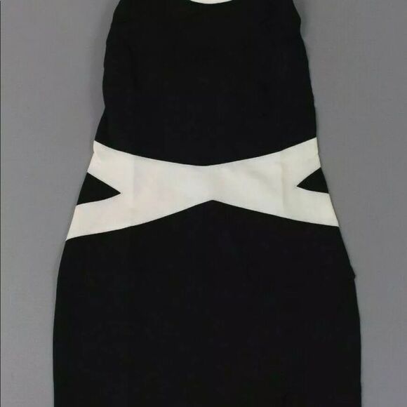 La Sorella Black White Halter Dress sz. S NWT - Picture 4 of 4